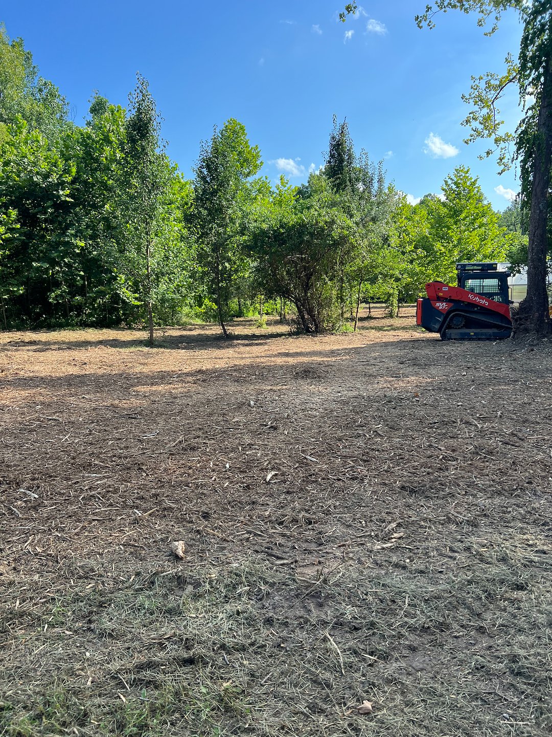Residential forestry mulching services